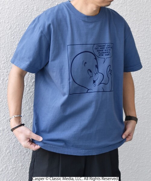 GOOD ROCK SPEED(グッドロックスピード)の「GOOD ROCK SPEED:〈洗濯機可能〉キャラクター グラフィック プリント Tシャツ◇(Tシャツ/カットソー・メンズ・ベージュ/ブラック/ブルー・X-LARGE/LARGE/MEDIUM)」の16枚目の写真