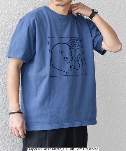 GOOD ROCK SPEED(グッドロックスピード)の「GOOD ROCK SPEED:〈洗濯機可能〉キャラクター グラフィック プリント Tシャツ◇(Tシャツ/カットソー・メンズ・ベージュ/ブラック/ブルー・X-LARGE/LARGE/MEDIUM)」の18枚目の写真