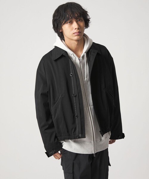 CITEN(シテン)の「<CITEN>パラシュートブルゾン(ブルゾン・メンズ・ブラック/グレー系・M/L)」の1枚目の写真