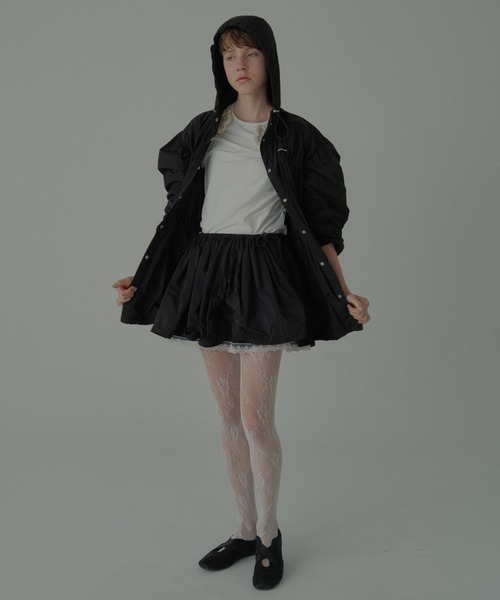 HONEY MI HONEY（ハニーミーハニー）の「flower long t-shirt（Tシャツ/カットソー・レディース・サックスブルー/ブラック/ホワイト/グレー・FREE）」の17枚目の写真
