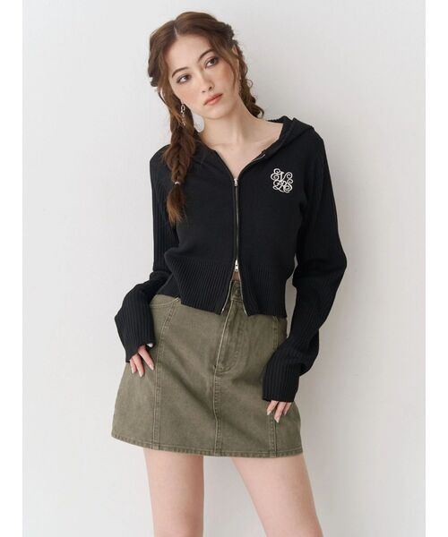 EVRIS（エヴリス）の「ツイルタイトミニスカート（スカート・レディース・ブラック/カーキ・SMALL/MEDIUM）」の19枚目の写真