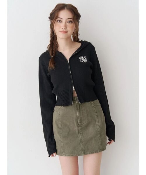 EVRIS（エヴリス）の「ツイルタイトミニスカート（スカート・レディース・ブラック/カーキ・SMALL/MEDIUM）」の20枚目の写真