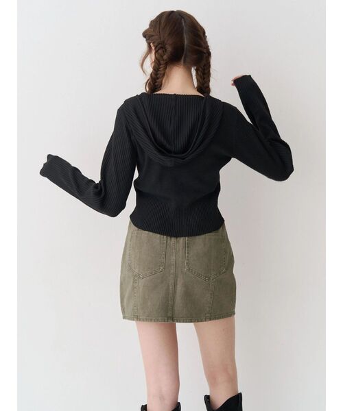 EVRIS（エヴリス）の「ツイルタイトミニスカート（スカート・レディース・ブラック/カーキ・SMALL/MEDIUM）」の21枚目の写真