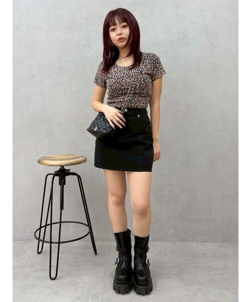 EVRIS（エヴリス）の「ツイルタイトミニスカート（スカート・レディース・ブラック/カーキ・SMALL/MEDIUM）」の14枚目の写真