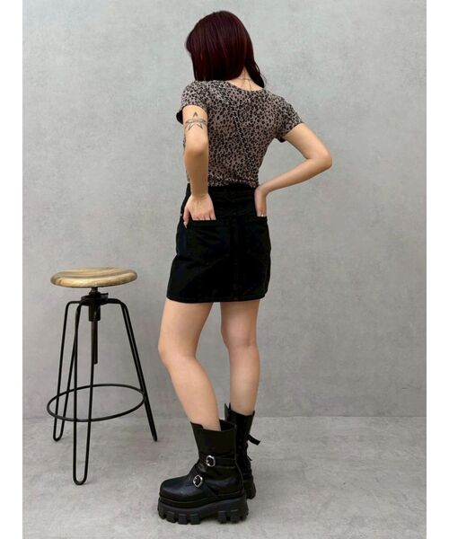 EVRIS（エヴリス）の「ツイルタイトミニスカート（スカート・レディース・ブラック/カーキ・SMALL/MEDIUM）」の15枚目の写真