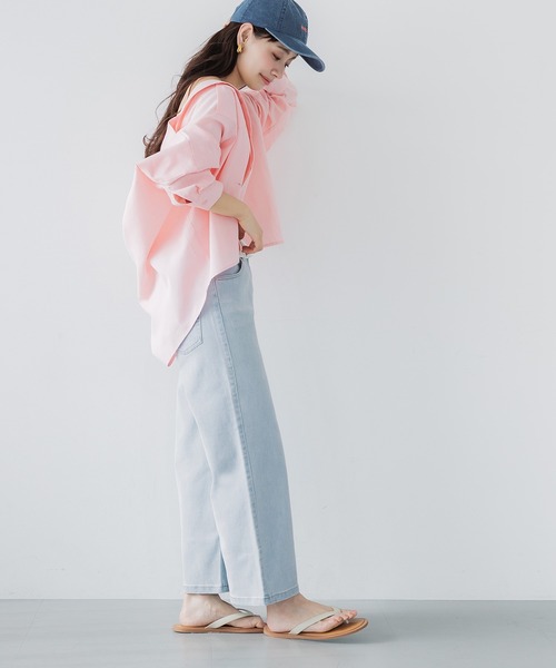 coca(coca)(コカ)の「ムーヴデニム9分丈パンツ(デニムパンツ・レディース・ブラック/ライトブルー・S/M/L)」の12枚目の写真