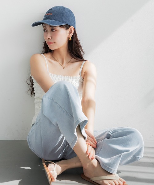 coca(coca)(コカ)の「ムーヴデニム9分丈パンツ(デニムパンツ・レディース・ブラック/ライトブルー・S/M/L)」の16枚目の写真