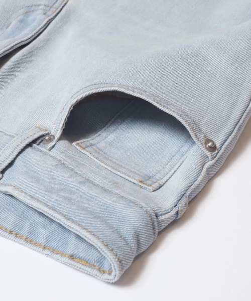 coca(coca)(コカ)の「ムーヴデニム9分丈パンツ(デニムパンツ・レディース・ブラック/ライトブルー・S/M/L)」の18枚目の写真