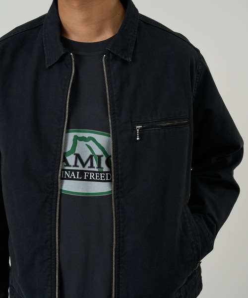 Gramicci(グラミチ)の「TAOS CANVAS JACKET タオスキャンバスジャケット Gramicci | グラミチ(ブルゾン・メンズ・ブラック/その他1/モスグリーン・M/L/S/XL/XXL)」の1枚目の写真