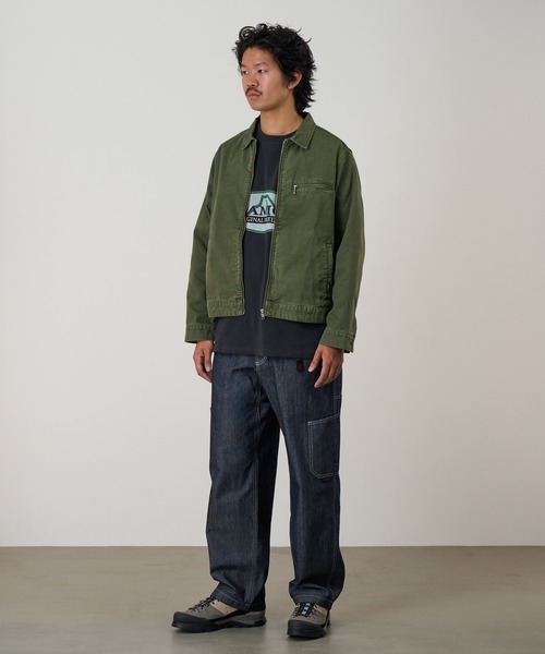 Gramicci(グラミチ)の「TAOS CANVAS JACKET タオスキャンバスジャケット Gramicci | グラミチ(ブルゾン・メンズ・ブラック/その他1/モスグリーン・M/L/S/XL/XXL)」の5枚目の写真
