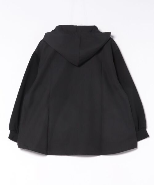 Q(キュー)の「ドッキングバルーンパーカー(パーカー・レディース・ブラック/ホワイト・MEDIUM)」の3枚目の写真