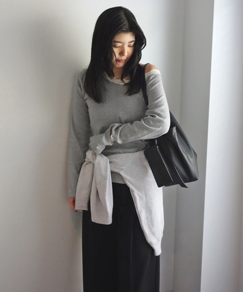 MILLER(ミラー)の「miller/ミラー SLOBE別注 レースカットソー(Tシャツ/カットソー・レディース・ホワイト/ライトグレー・FREE)」の21枚目の写真