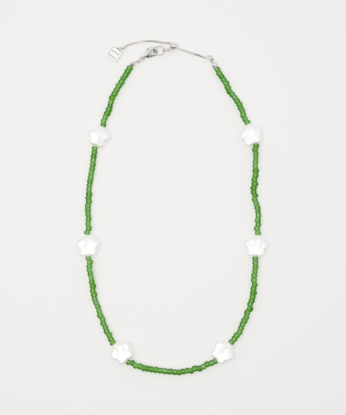 CITEN（シテン）の「＜CITEN＞フラワーモチーフビーズネックレス（ネックレス・レディース・イエロー/ケリーグリーン/ブラック・FREE）」の12枚目の写真