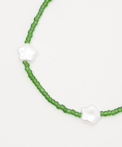 CITEN（シテン）の「＜CITEN＞フラワーモチーフビーズネックレス（ネックレス・レディース・イエロー/ケリーグリーン/ブラック・FREE）」の13枚目の写真