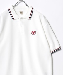 Disney（ディズニー）の「2026SS Disney ディズニー Tom and Jerry トムとジェリー カノコ リブライン ワンポイント刺繍 半袖ポロシャツ レディース メンズ（ポロシャツ）」