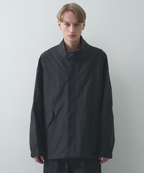 KANEMASA PHIL.(カネマサフィル)の「【KANEMASA PHIL.】別注 36G ECONYL Solid INCL Military Blouson(ミリタリージャケット・メンズ・ブラック/ベージュ・M/L)」の3枚目の写真