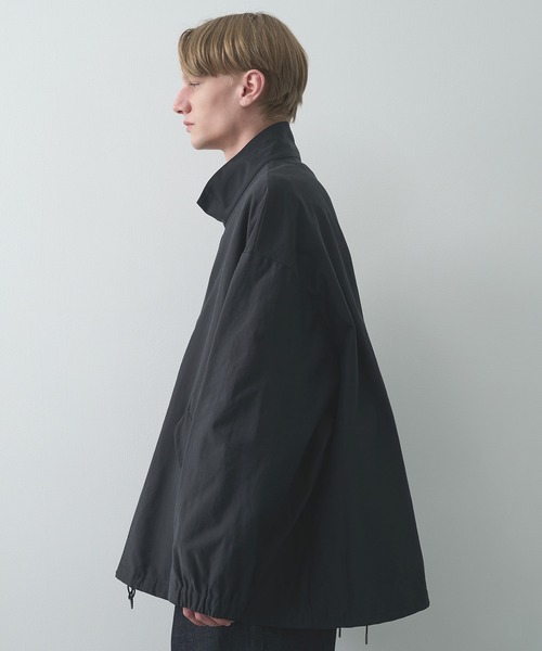 KANEMASA PHIL.(カネマサフィル)の「【KANEMASA PHIL.】別注 36G ECONYL Solid INCL Military Blouson(ミリタリージャケット・メンズ・ブラック/ベージュ・M/L)」の5枚目の写真