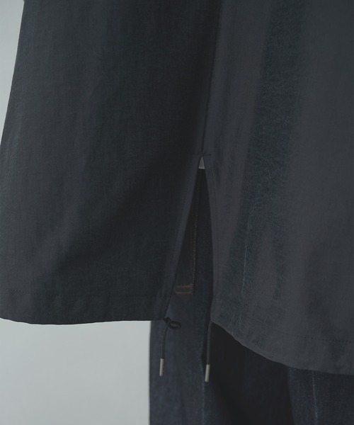 KANEMASA PHIL.(カネマサフィル)の「【KANEMASA PHIL.】別注 36G ECONYL Solid INCL Military Blouson(ミリタリージャケット・メンズ・ブラック/ベージュ・M/L)」の10枚目の写真