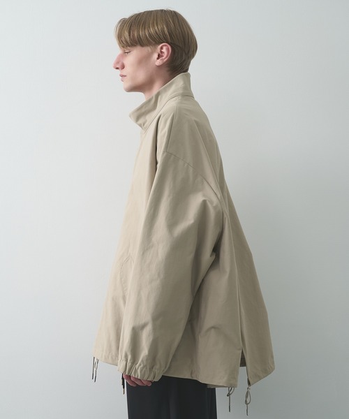 KANEMASA PHIL.(カネマサフィル)の「【KANEMASA PHIL.】別注 36G ECONYL Solid INCL Military Blouson(ミリタリージャケット・メンズ・ブラック/ベージュ・M/L)」の15枚目の写真