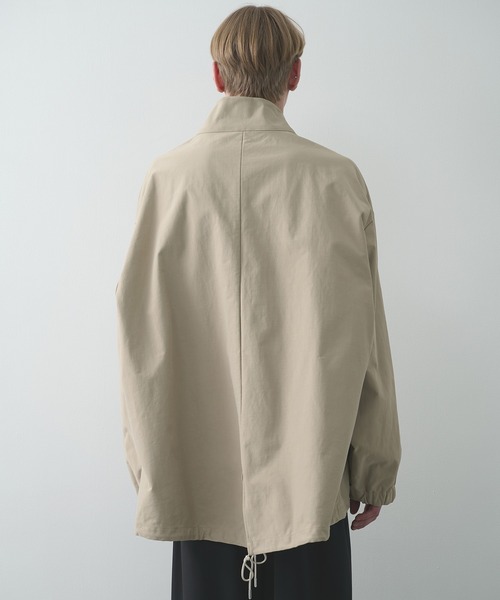 KANEMASA PHIL.(カネマサフィル)の「【KANEMASA PHIL.】別注 36G ECONYL Solid INCL Military Blouson(ミリタリージャケット・メンズ・ブラック/ベージュ・M/L)」の16枚目の写真