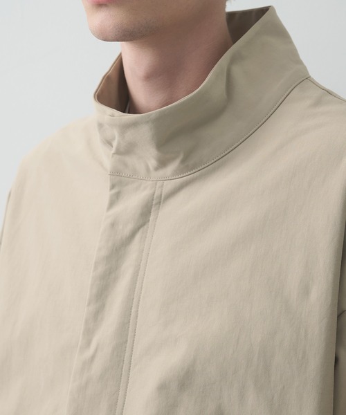 KANEMASA PHIL.(カネマサフィル)の「【KANEMASA PHIL.】別注 36G ECONYL Solid INCL Military Blouson(ミリタリージャケット・メンズ・ブラック/ベージュ・M/L)」の17枚目の写真
