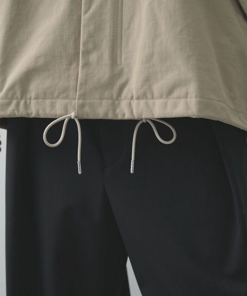 KANEMASA PHIL.(カネマサフィル)の「【KANEMASA PHIL.】別注 36G ECONYL Solid INCL Military Blouson(ミリタリージャケット・メンズ・ブラック/ベージュ・M/L)」の21枚目の写真