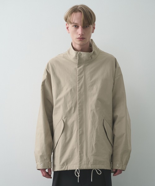 KANEMASA PHIL.(カネマサフィル)の「【KANEMASA PHIL.】別注 36G ECONYL Solid INCL Military Blouson(ミリタリージャケット・メンズ・ブラック/ベージュ・M/L)」の14枚目の写真