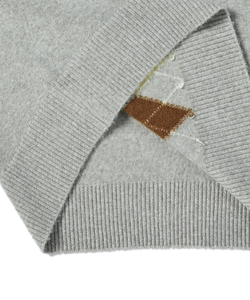 Beyond Closet（-）の「ノーマンティック モダン アーガイル ソフトニット グレー（ニット/セーター・メンズ・その他・MEDIUM/LARGE）」の7枚目の写真