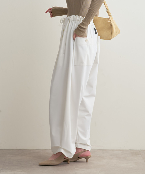 COGTHEBIGSMOKE（コグザビッグスモーク）の「《セットアップ対応》COG THE BIGSMOKE/コグザビッグスモーク NIRVANA TROUSERS（その他パンツ・レディース・ホワイト/ブラック・FREE）」の20枚目の写真