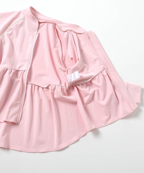 BREEZE（ブリーズ）の「【UVカット】フリルラッシュガード（ラッシュガード・キッズ・ピンク/オフホワイト・80/90/100/110/120/130/140）」の12枚目の写真