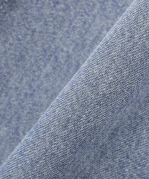 earth music&ecology（アースミュージックアンドエコロジー）の「ダブルジップデニムキャミワンピース（ワンピース・レディース・ブラック/インディゴブルー・FREE）」の6枚目の写真