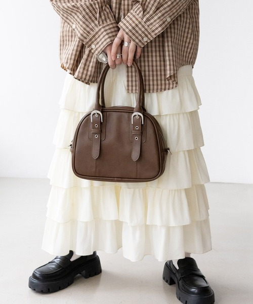 RAGEBLUE（レイジブルー）の「2WAY/ベルトボストンバッグ（ボストンバッグ・レディース・ブラック/ブラウン・FREE）」の16枚目の写真