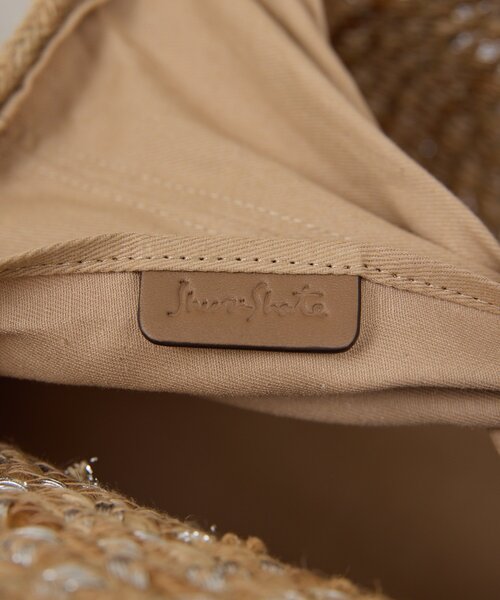 GALLARDAGALANTE（ガリャルダガランテ）の「【Jhuri Shate】ハーフサークルバッグ/L（トートバッグ・レディース・ブラック/ベージュ・FREE）」の16枚目の写真