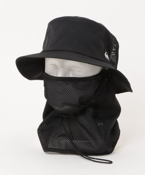 QUIKSILVER メンズ WR UV WATER FACE MASK HAT サーフハット 撥水加工