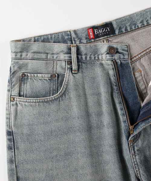 EDWIN（エドウィン）の「《快適ストレッチ》EDWIN WIDE BAGGY（デニムパンツ・メンズ・ダークインディゴブルー・28inch/29inch/30inch/31inch/32inch）」の17枚目の写真