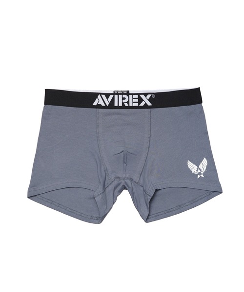 AVIREX(アヴィレックス)の「●AVIREX●FADED LOGO BOXER SHORTS(ボクサーパンツ・レディース・チャコールグレー/ブラック・X-LARGE/LARGE/MEDIUM)」の1枚目の写真
