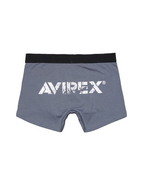 AVIREX(アヴィレックス)の「●AVIREX●FADED LOGO BOXER SHORTS(ボクサーパンツ・レディース・チャコールグレー/ブラック・X-LARGE/LARGE/MEDIUM)」の3枚目の写真