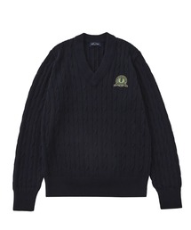 FRED PERRY（フレッドペリー）の「FRED PERRY TENNIS BADGE CABLE KNIT JUMPER K1531（ニット/セーター）」