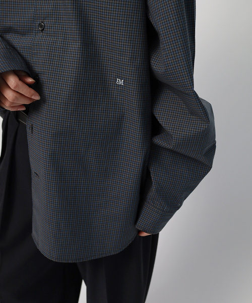 PARROTT CANVAS(パロットキャンバス)の「【PARROTT CANVAS/パロットキャンバス】PCM Regular Shirt - Small:シャツ(シャツ/ブラウス・レディース・グリーン/ネイビー/ブラック・MEDIUM)」の11枚目の写真
