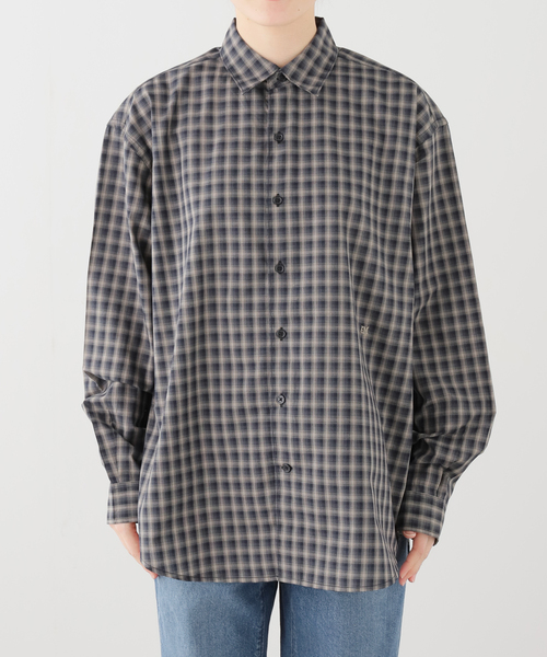 PARROTT CANVAS(パロットキャンバス)の「【PARROTT CANVAS/パロットキャンバス】PCM Regular Shirt - Small:シャツ(シャツ/ブラウス・レディース・グリーン/ネイビー/ブラック・MEDIUM)」の12枚目の写真
