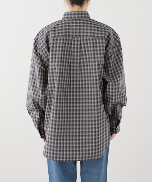 PARROTT CANVAS(パロットキャンバス)の「【PARROTT CANVAS/パロットキャンバス】PCM Regular Shirt - Small:シャツ(シャツ/ブラウス・レディース・グリーン/ネイビー/ブラック・MEDIUM)」の14枚目の写真