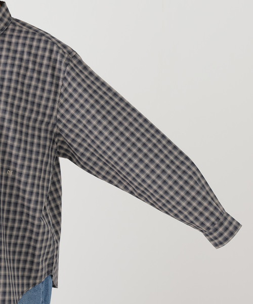 PARROTT CANVAS(パロットキャンバス)の「【PARROTT CANVAS/パロットキャンバス】PCM Regular Shirt - Small:シャツ(シャツ/ブラウス・レディース・グリーン/ネイビー/ブラック・MEDIUM)」の15枚目の写真