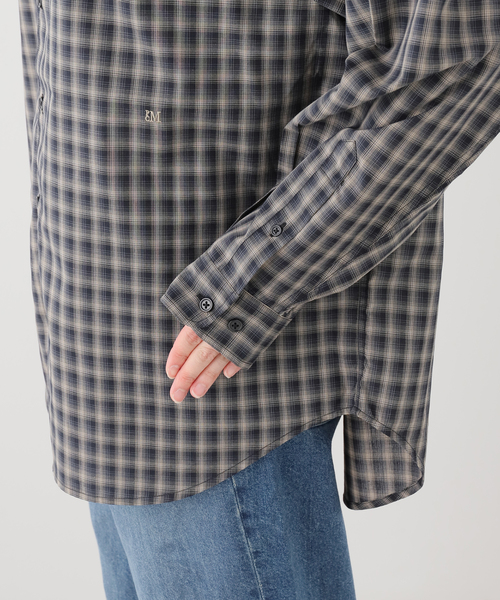 PARROTT CANVAS(パロットキャンバス)の「【PARROTT CANVAS/パロットキャンバス】PCM Regular Shirt - Small:シャツ(シャツ/ブラウス・レディース・グリーン/ネイビー/ブラック・MEDIUM)」の16枚目の写真