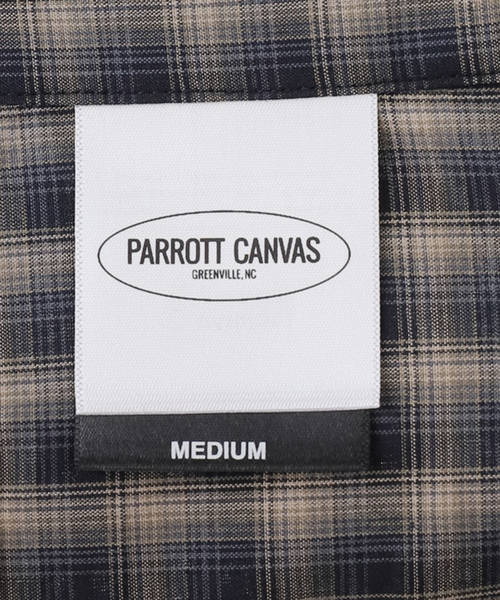 PARROTT CANVAS(パロットキャンバス)の「【PARROTT CANVAS/パロットキャンバス】PCM Regular Shirt - Small:シャツ(シャツ/ブラウス・レディース・グリーン/ネイビー/ブラック・MEDIUM)」の17枚目の写真
