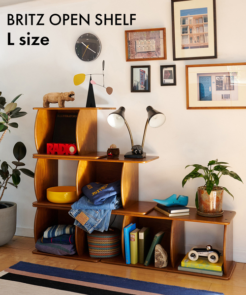 インテリア雑貨 BRITZ OPEN SHELF L ブリッツ オープンシェルフ（家具）｜journal