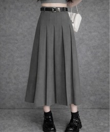 center i（センターアイ）の「ベルト付プリーツスカート（スカート）」