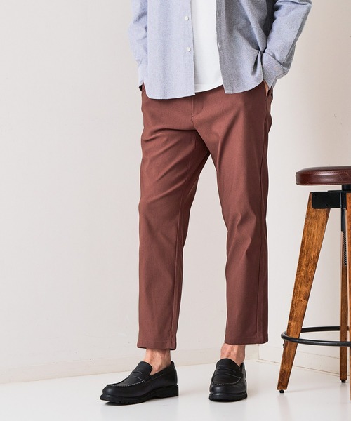 Blue Standard (ブルースタンダード)の「【BLUE STANDARD/ブルースタンダード】快適スーパーストレッチパンツ すっきりテーパード 遮熱 UVカット 冷感 軽量 イージーケア 毛玉レス(その他パンツ・メンズ・グレー/ネイビー/ベージュ/ブラウン/アイボリー/ブラック・X-LARGE/MEDIUM/LARGE)」の4枚目の写真