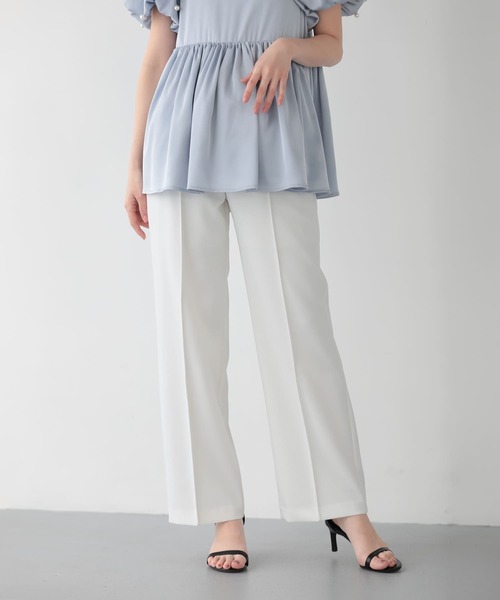Fit more(フィットモア)の「フラップポケットパールワイドパンツ(その他パンツ・レディース・ブラック/ピンク/ホワイト・M/S/PS)」の15枚目の写真