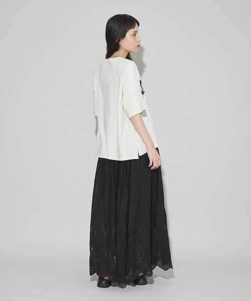 GARAGE OF GOOD CLOTHING（ガレージオブグッドクロージング）の「【日本製】CARENNACラフィーロゴTシャツ（Tシャツ/カットソー・レディース・ブルー/チャコールグレー/ホワイト系その他・FREE）」の20枚目の写真