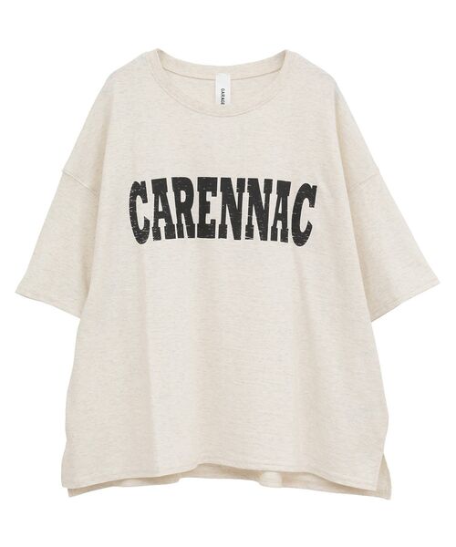 GARAGE OF GOOD CLOTHING（ガレージオブグッドクロージング）の「【日本製】CARENNACラフィーロゴTシャツ（Tシャツ/カットソー・レディース・ブルー/チャコールグレー/ホワイト系その他・FREE）」の5枚目の写真